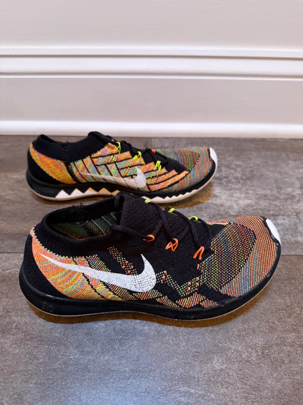 Nike Free 4.0 Flyknit - Black Multi